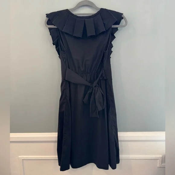 Unique Fornarina LBD - Black Ruffled Dress - Picture 3 of 7